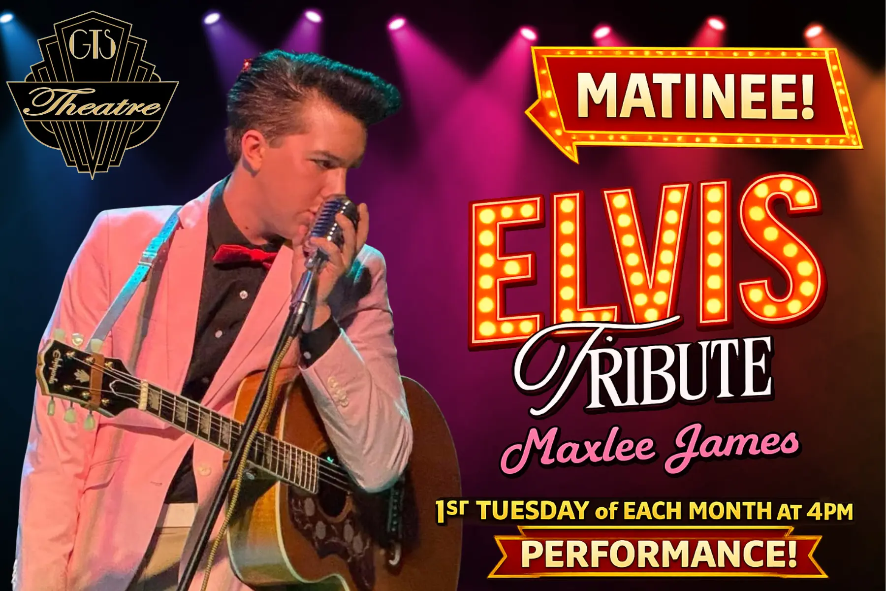 Elvis Tribute Show Matinee at the GTS Theatre