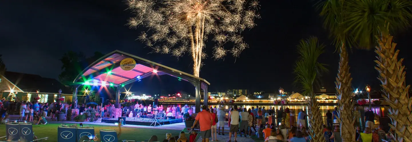 4th of July Fireworks at Barefoot Landing