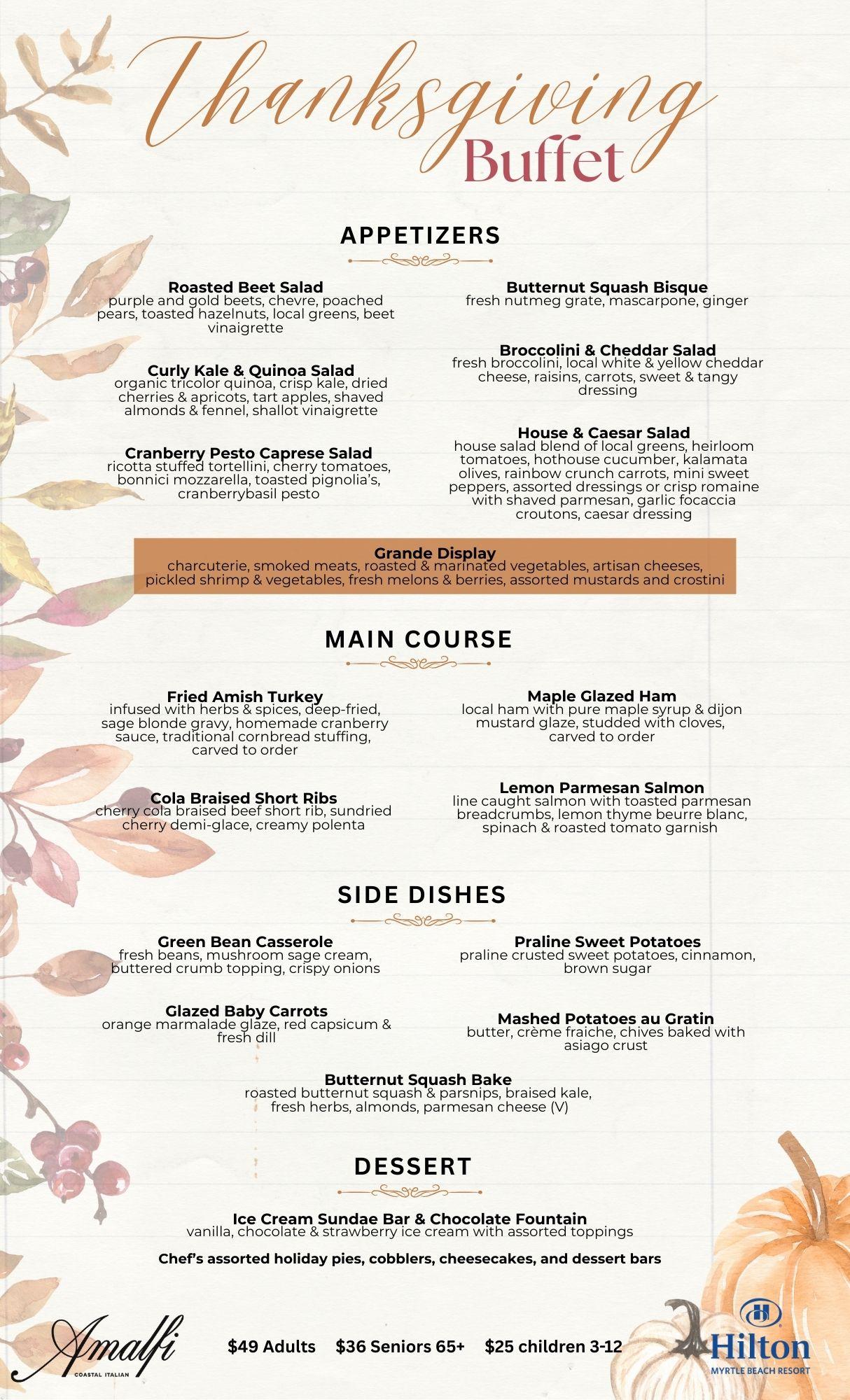 Thanksgiving at Amalfi