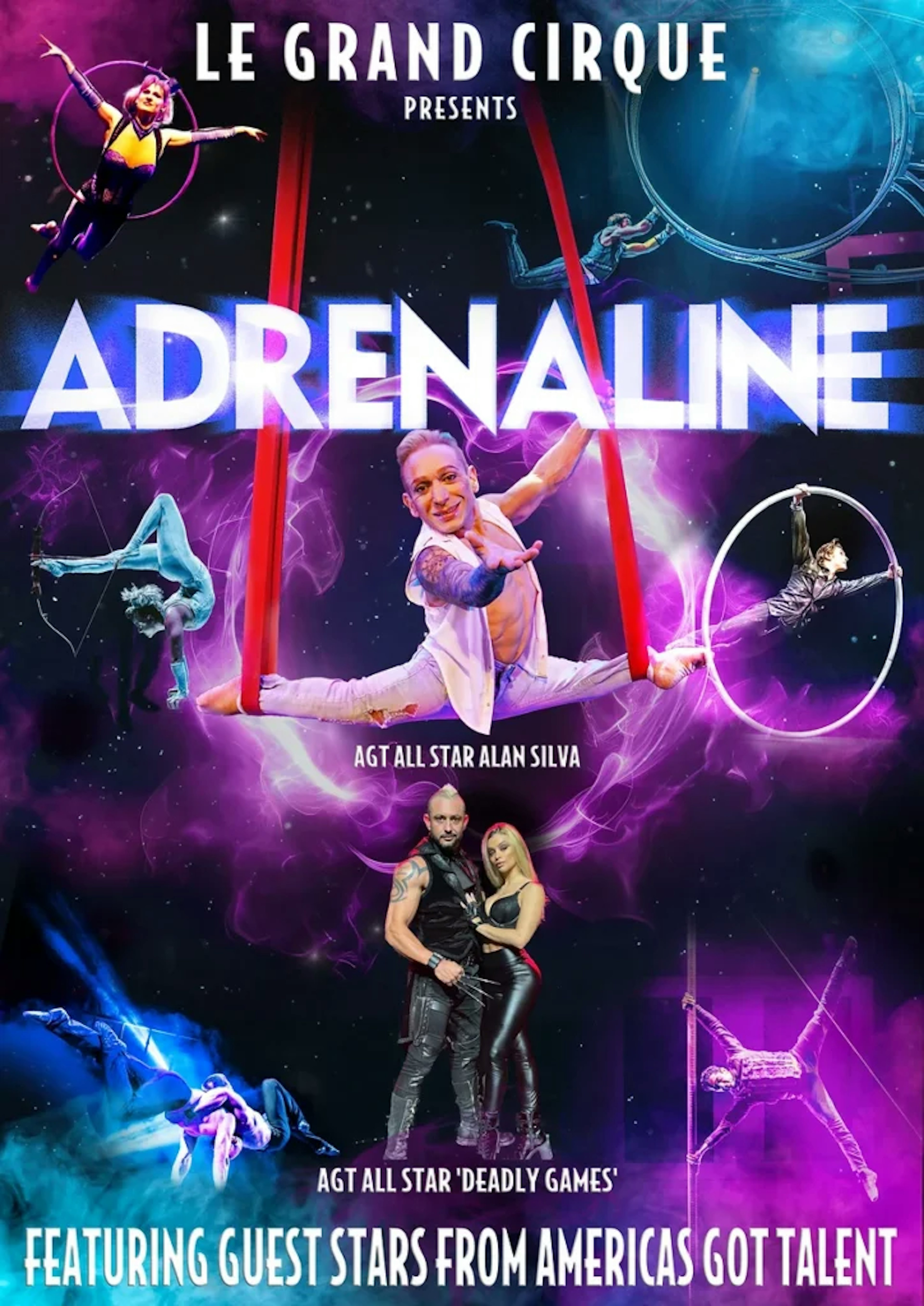 Broadway Theater and Le Grand Cirque present: Adrenanile